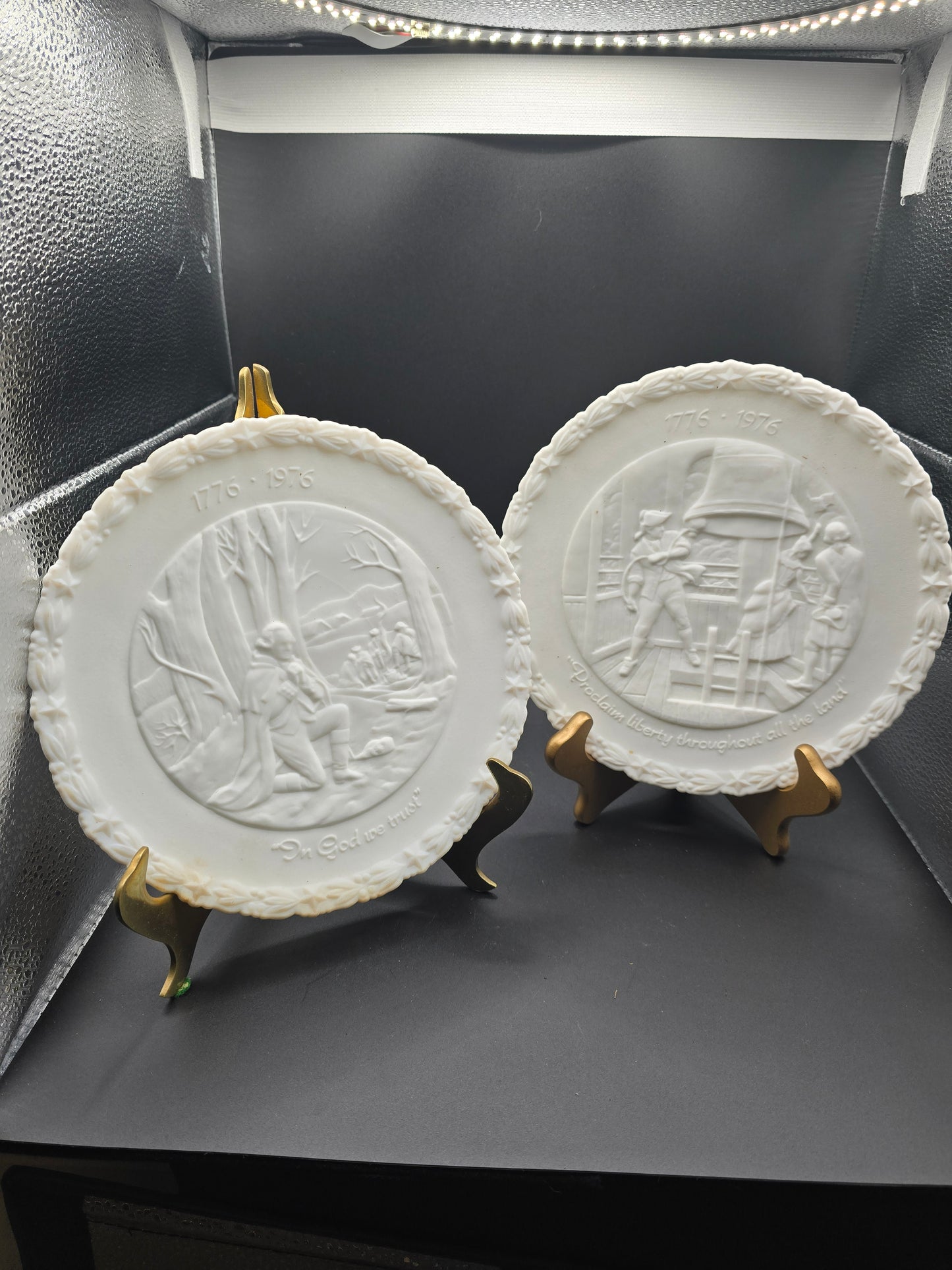Fenton #3 and 4 Bicentennial plates