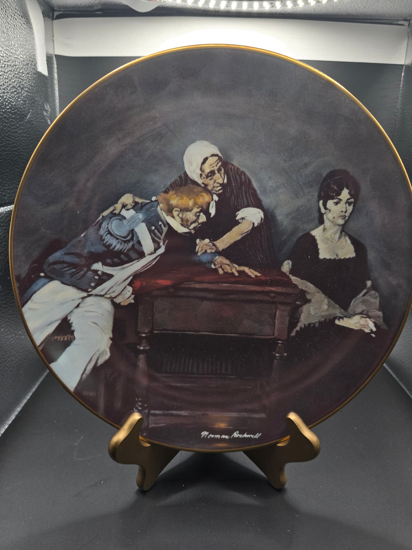 Norman Rockwell's A President's Wife plate