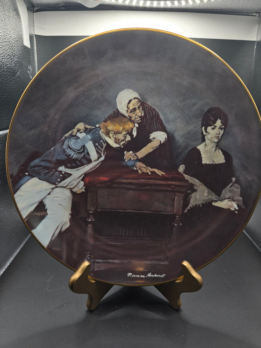 Norman Rockwell's A President's Wife plate