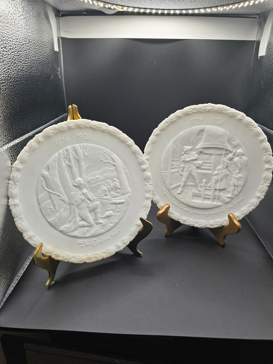 Fenton #3 and 4 Bicentennial plates
