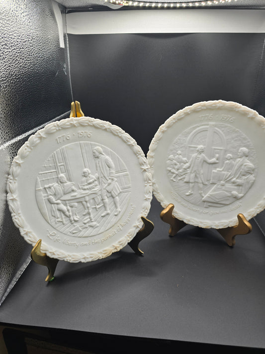 Fenton Bicentennial plate 1 and 2